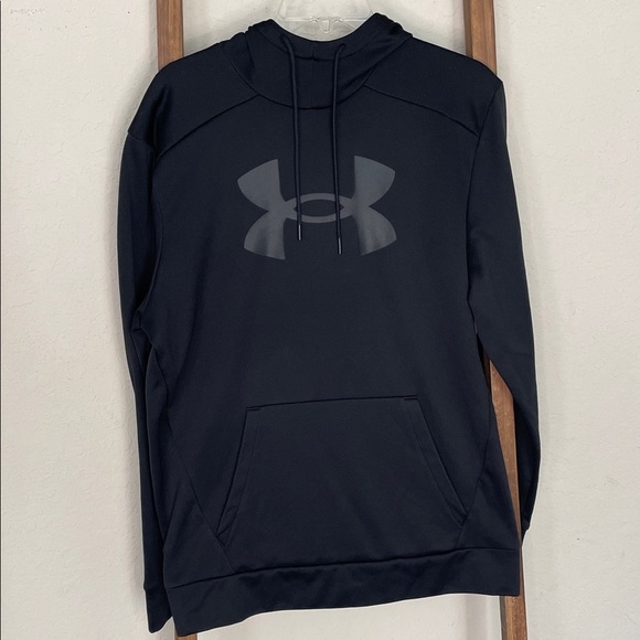 Under Armour Men's Dark Gray Hoodie w/ front pocket Medium - Picture 3 of 7